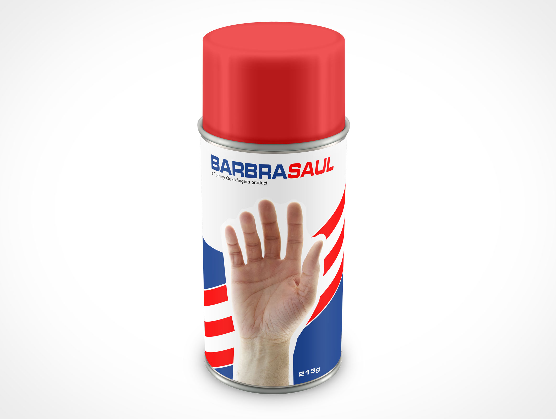 Aerosol Spray Paint Can Mockup 35r2