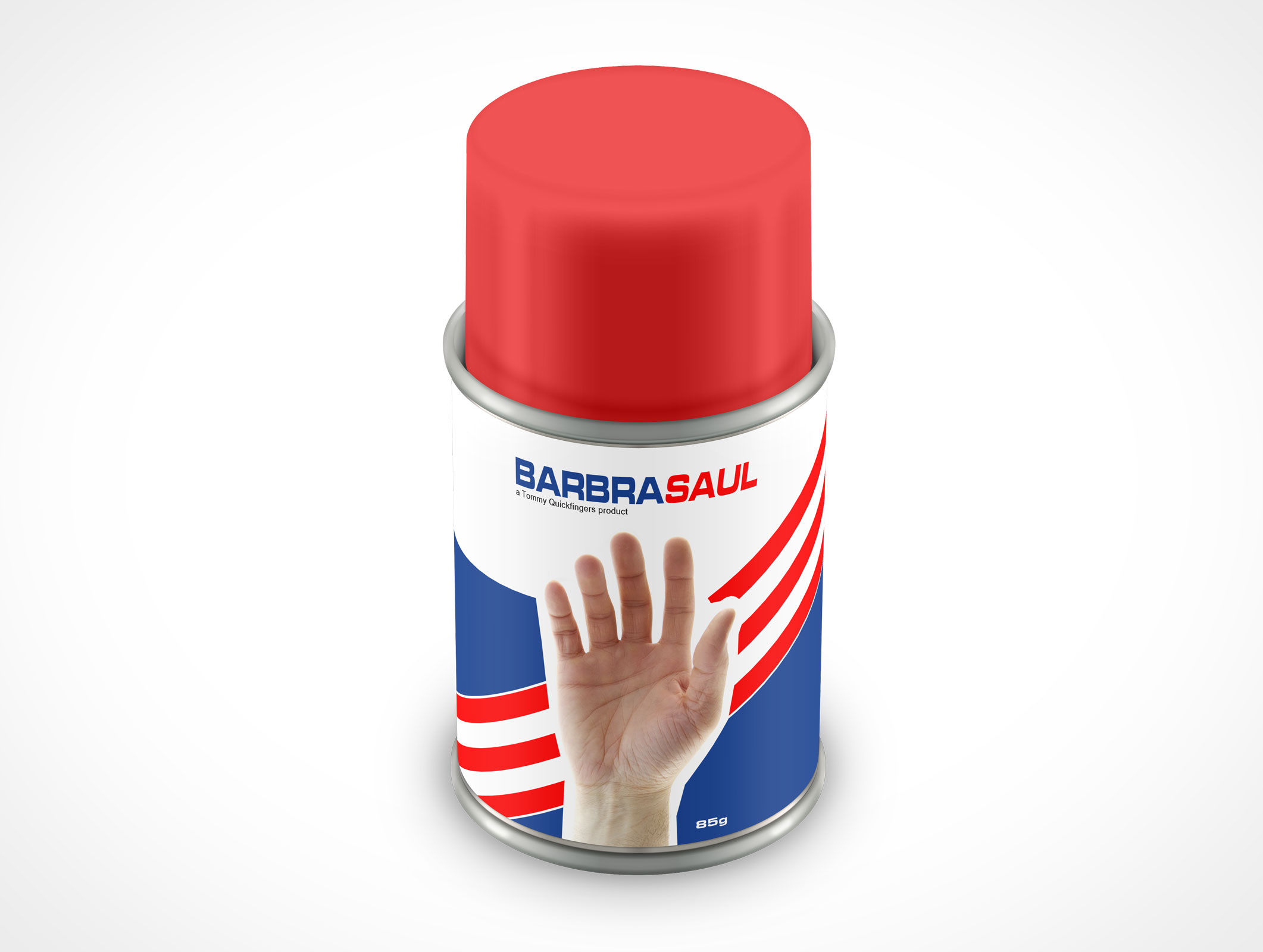 Aerosol Spray Paint Can Mockup 37r4