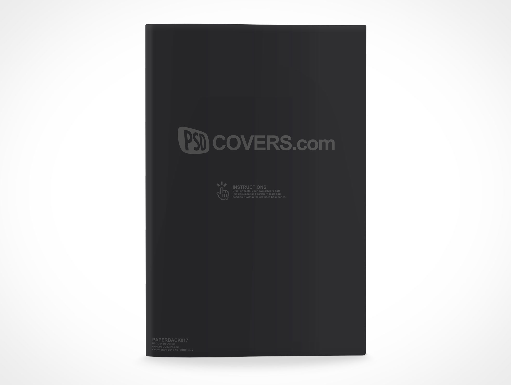 Octavo Paperback Book Mockup 17