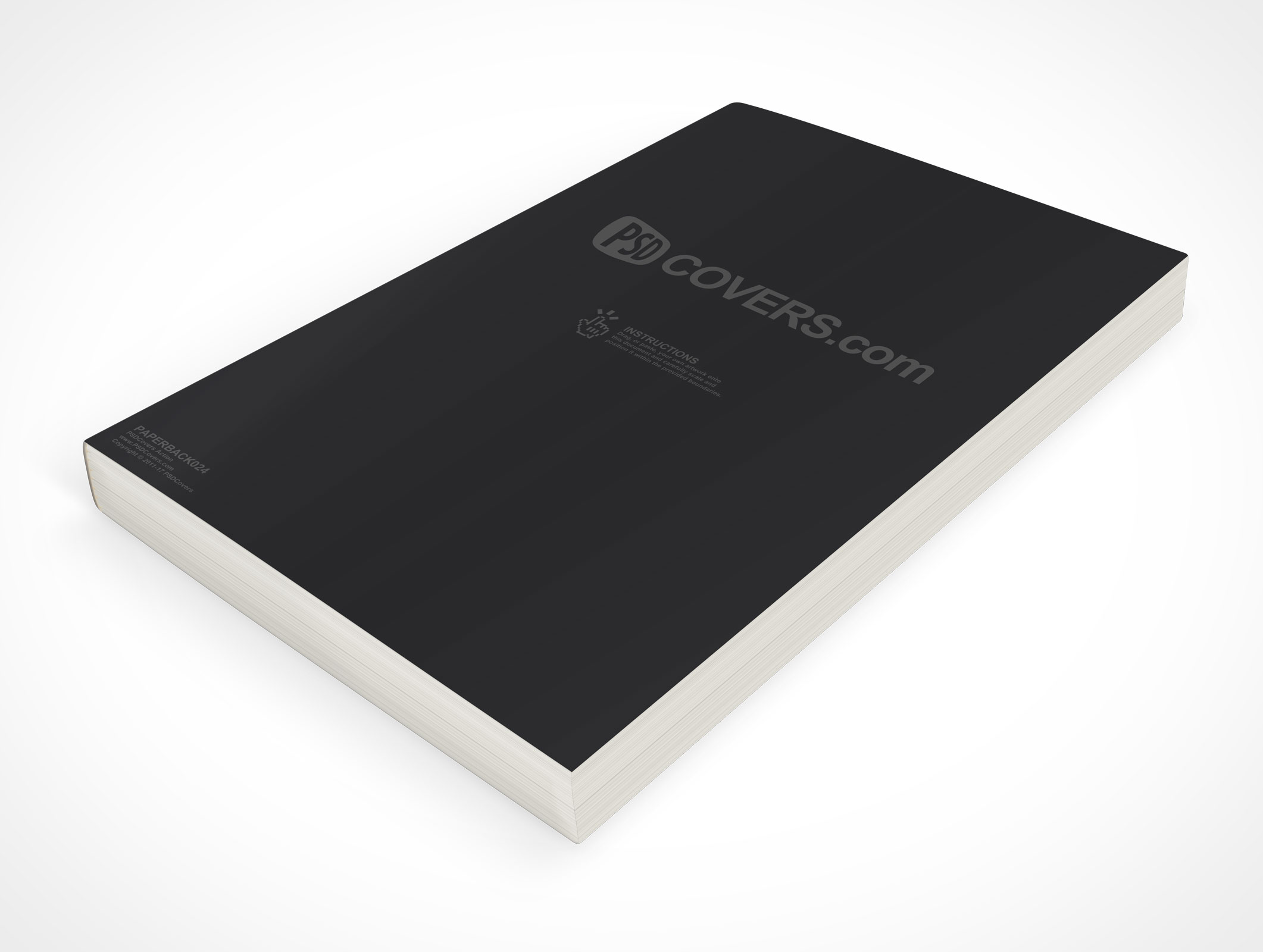 Octavo Paperback Book Mockup 24
