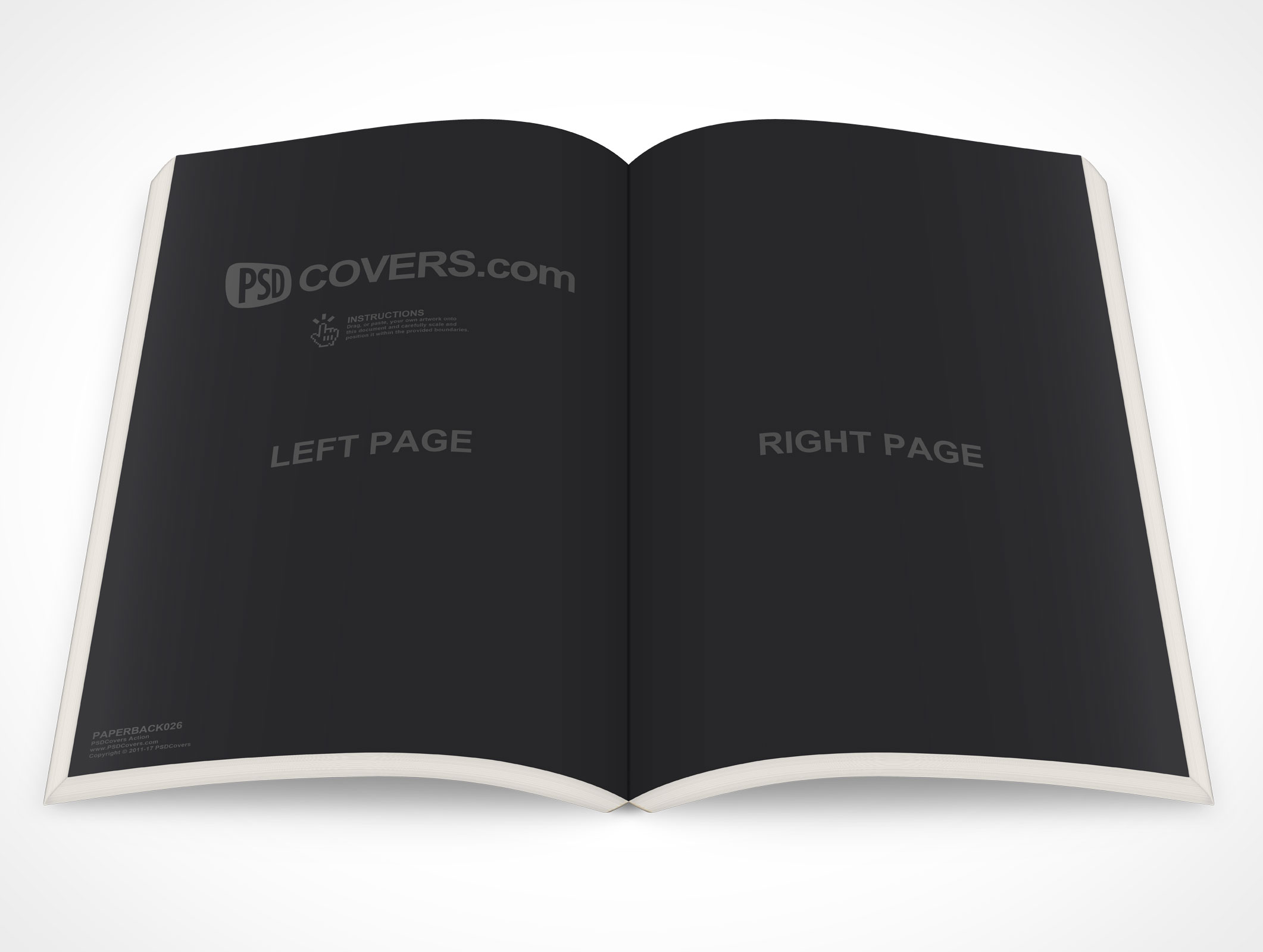 Octavo Paperback Book Mockup 26