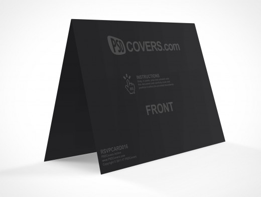 Bi-Fold RSVP Card Mockup 16