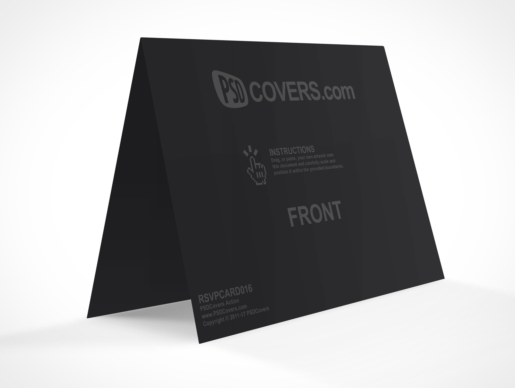 Bi-Fold RSVP Card Mockup 16
