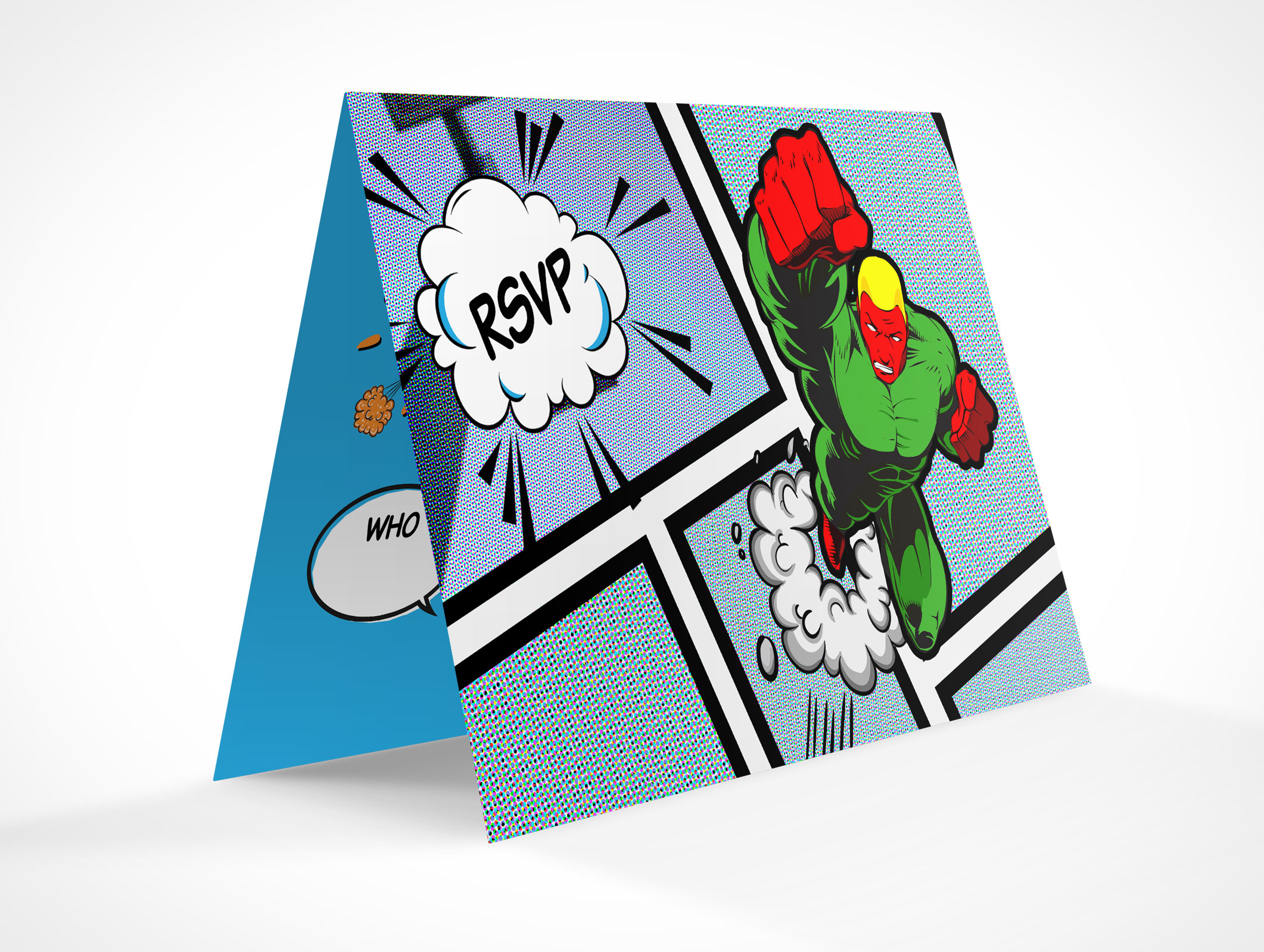 Bi-Fold RSVP Card Mockup 16r4