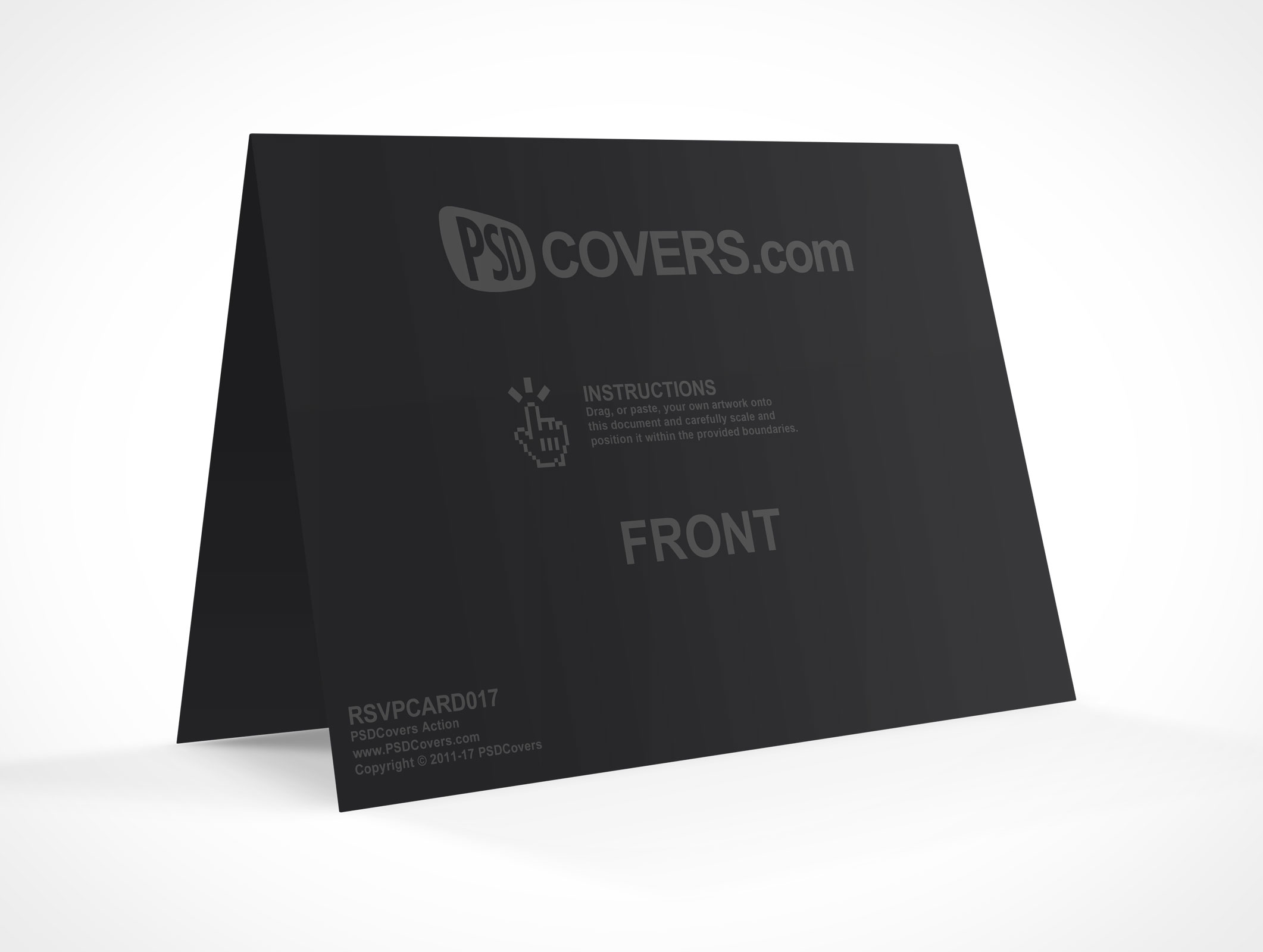 Bi-Fold RSVP Card Mockup 17