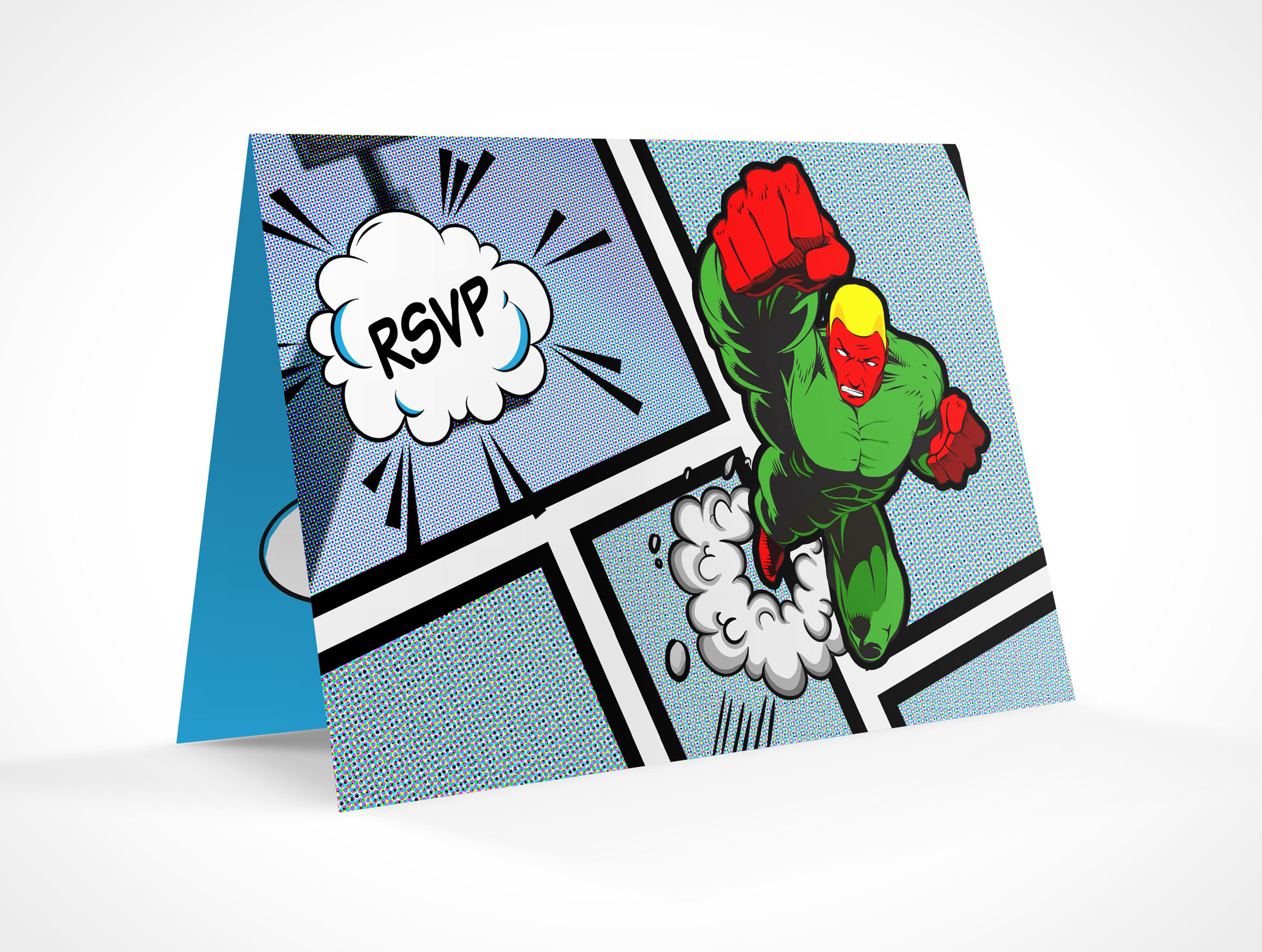 Bi-Fold RSVP Card Mockup 17r4