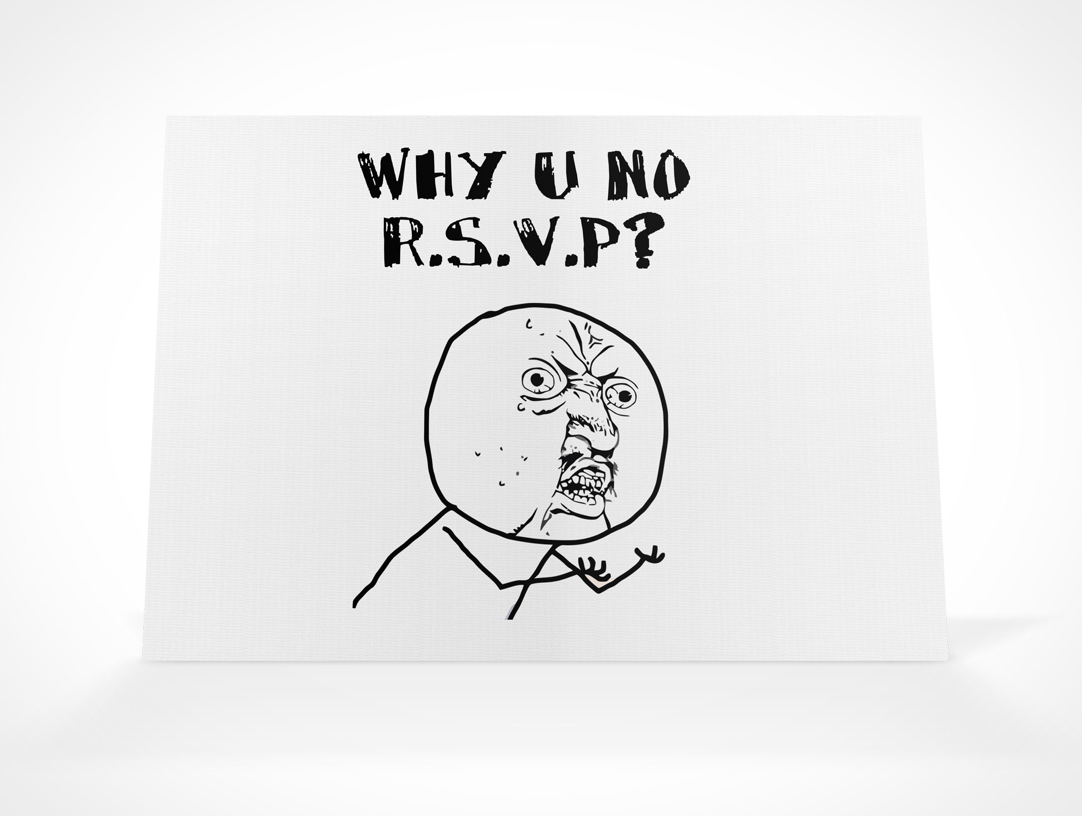 Bi-Fold RSVP Card Mockup 18r3