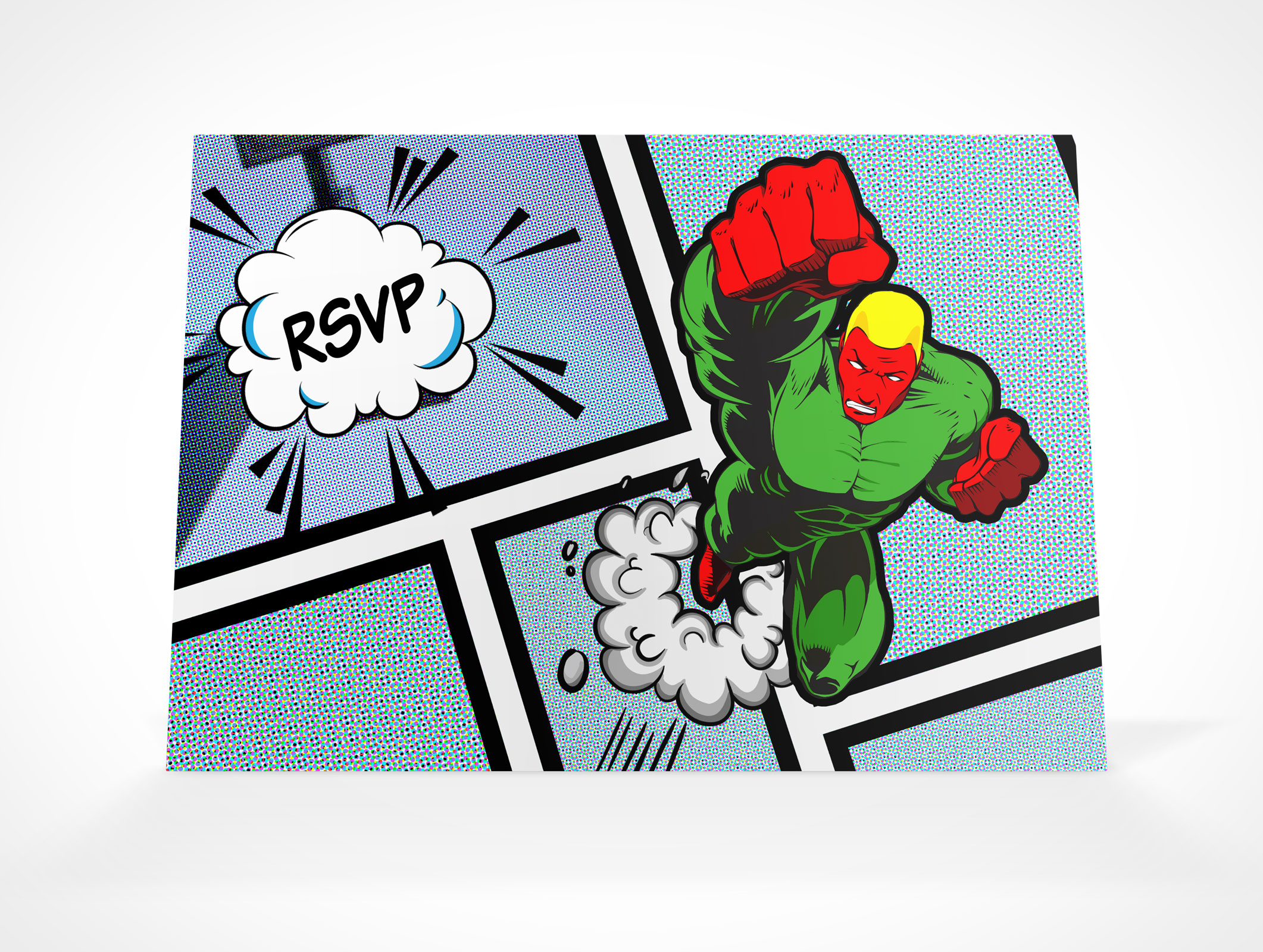 Bi-Fold RSVP Card Mockup 18r5