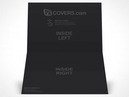 Bi-Fold RSVP Card Mockup 19
