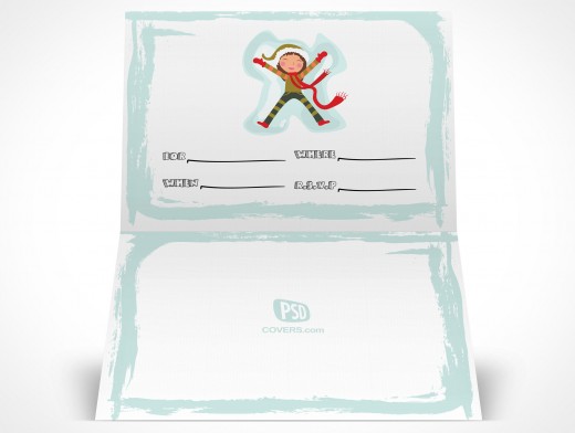 Bi-Fold RSVP Card Mockup 19r