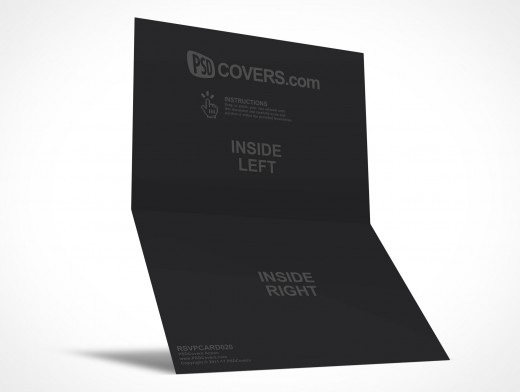 Bi-Fold RSVP Card Mockup 20