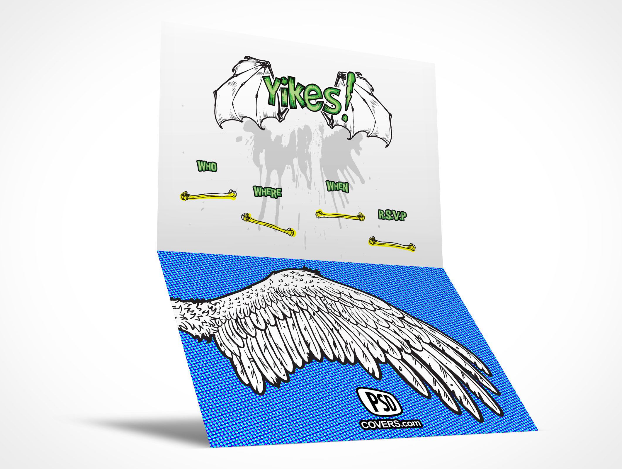 Bi-Fold RSVP Card Mockup 20r4