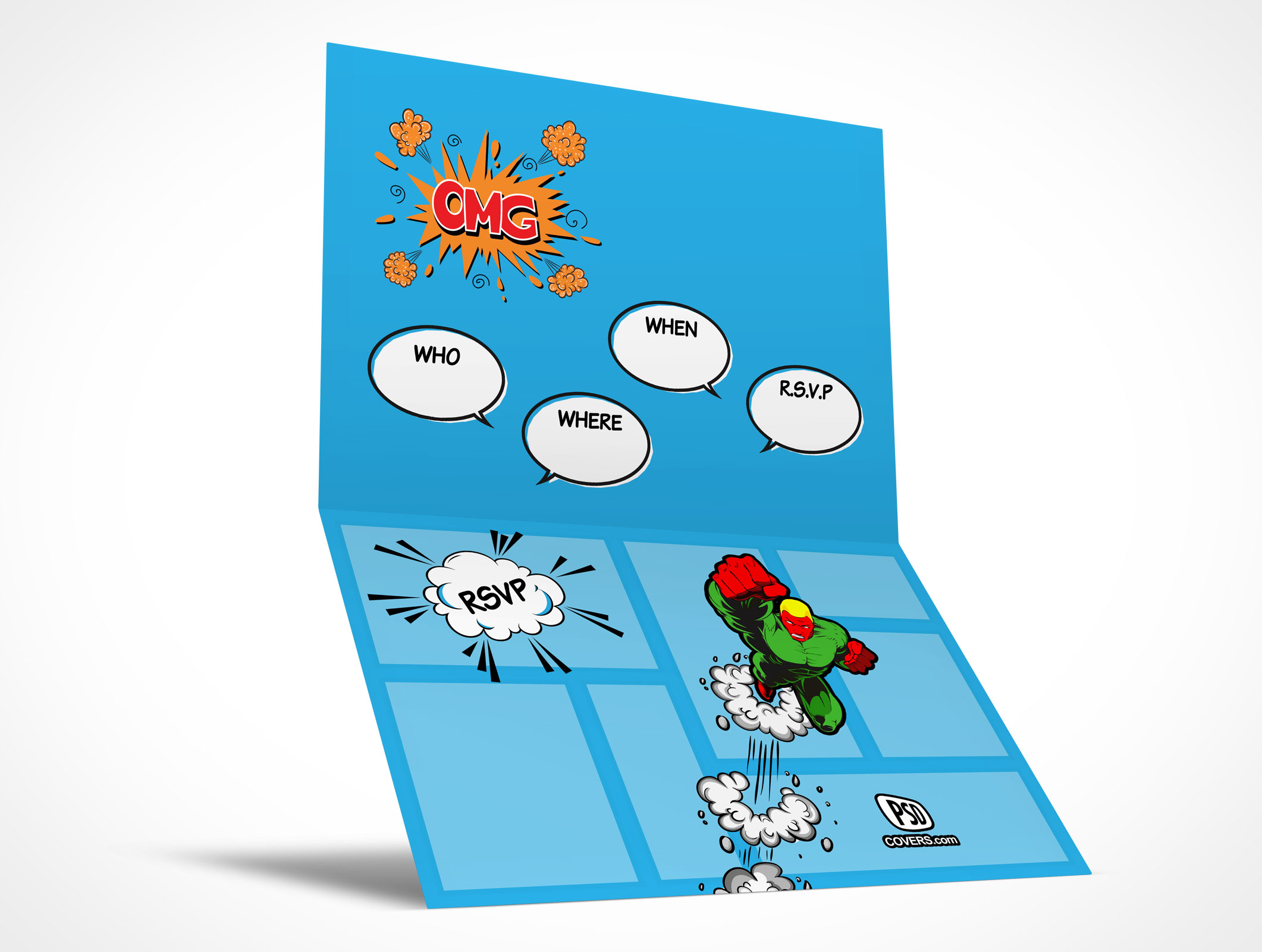 Bi-Fold RSVP Card Mockup 20r5