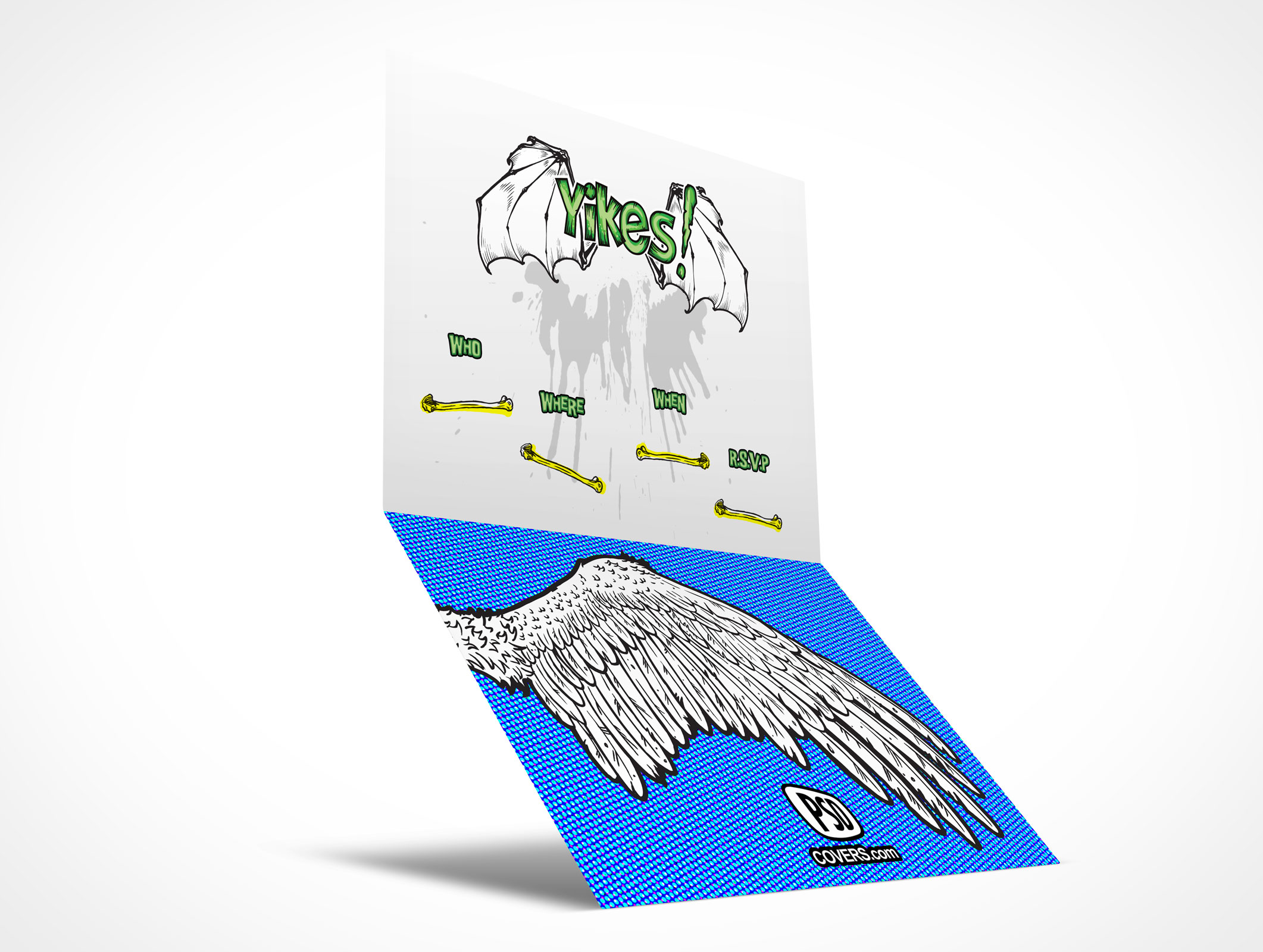 Bi-Fold RSVP Card Mockup 21r4