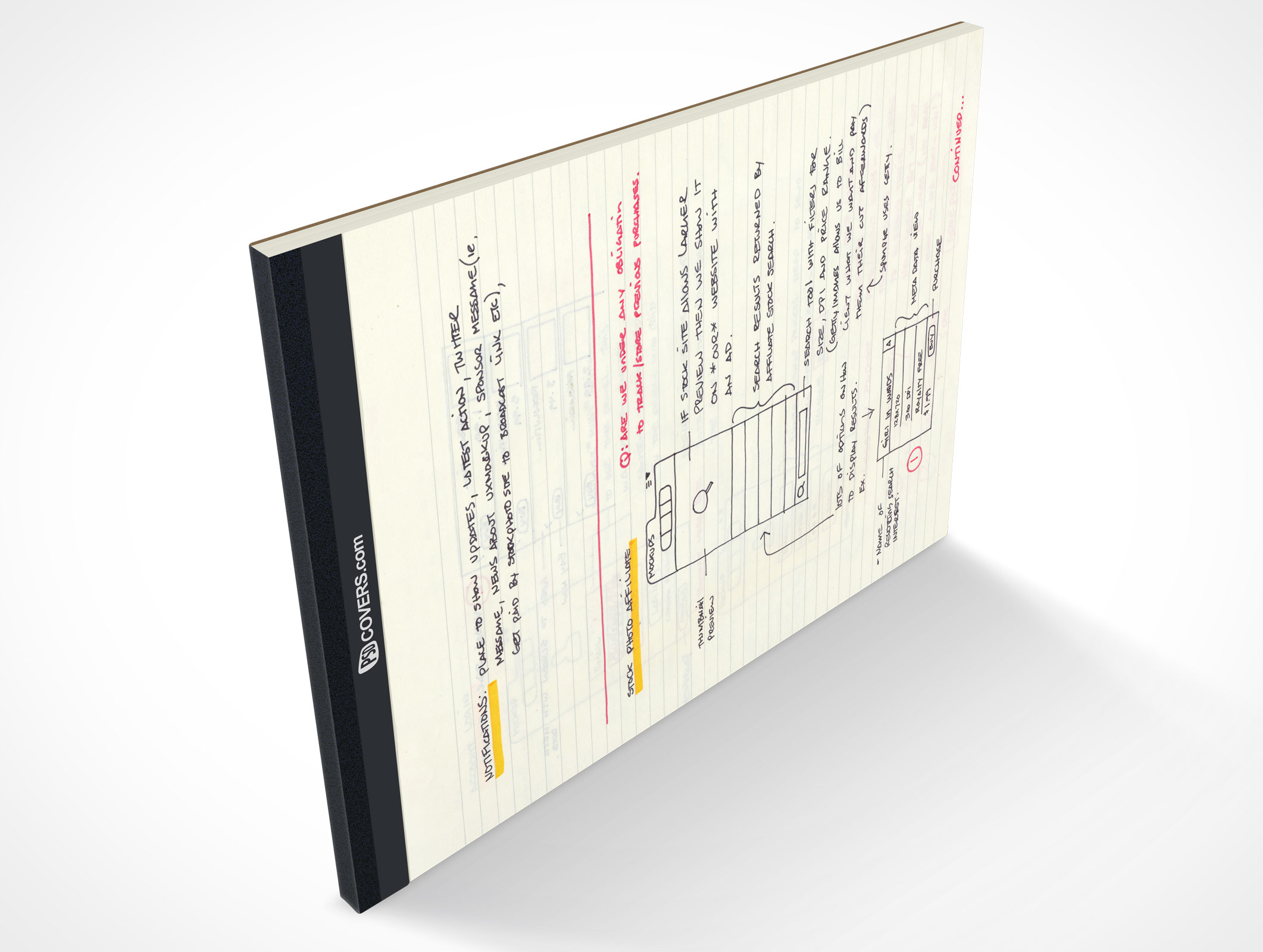 Stationery Notepad Mockup 14r2