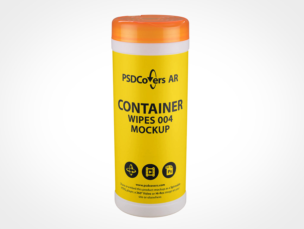 Wipes Container Mockup 4r