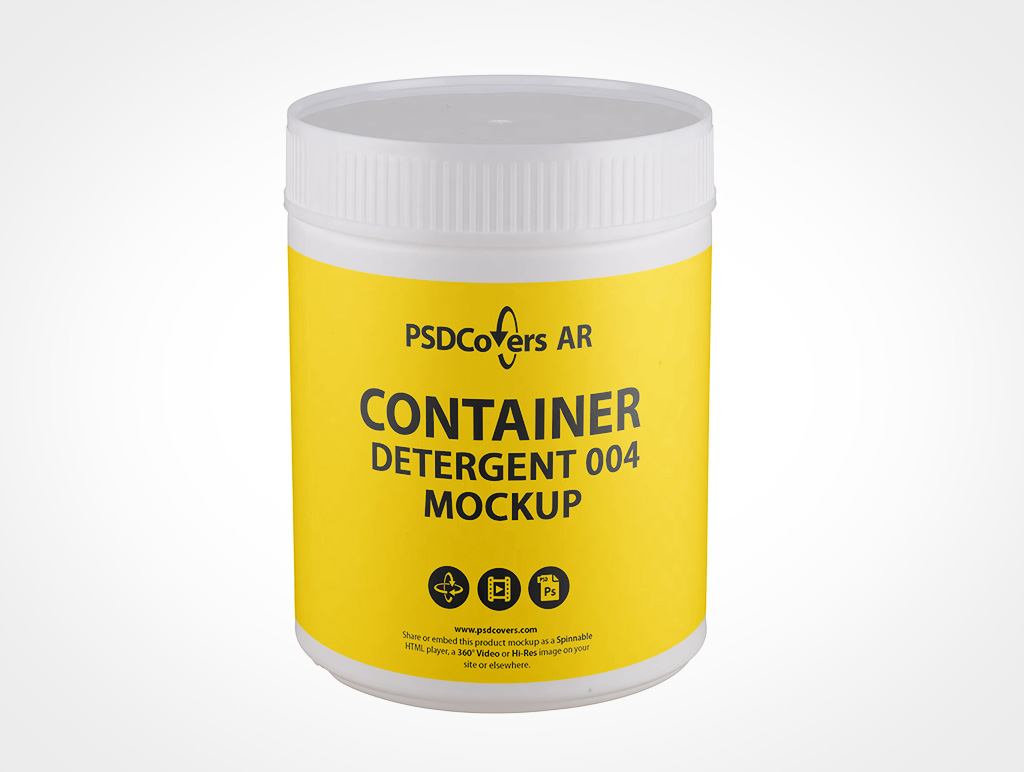 Detergent Container Mockup 4r
