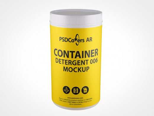 Detergent Container Mockup 6r