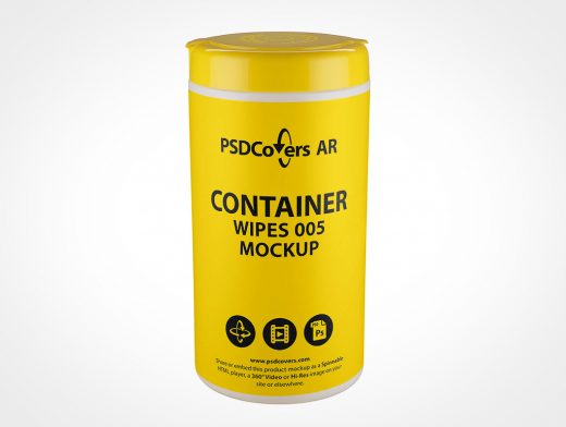 Wipes Container Mockup 5r