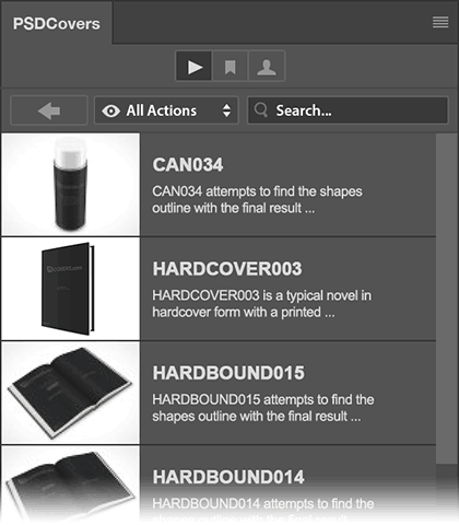 PSDCovers Sign In from panel Support Menu