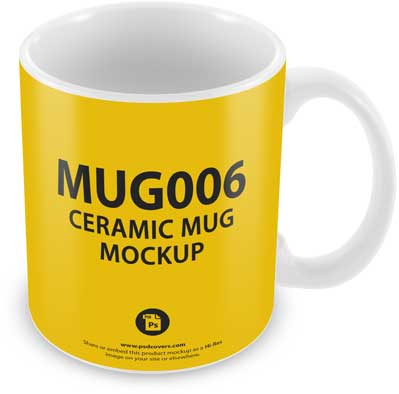 Ceramic Mug static view mockup