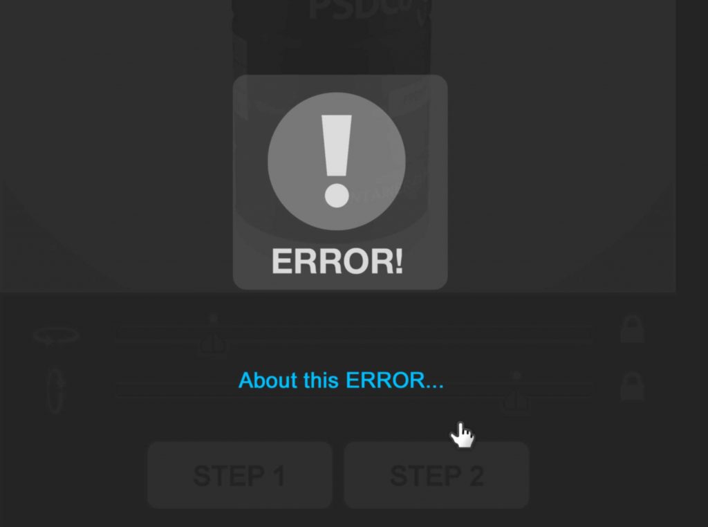 About This ERROR