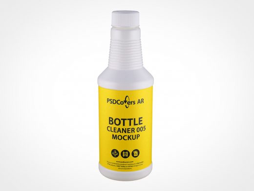 Cleaner Bottle Mockup 5r