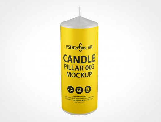 Pillar Candle Mockup 2r