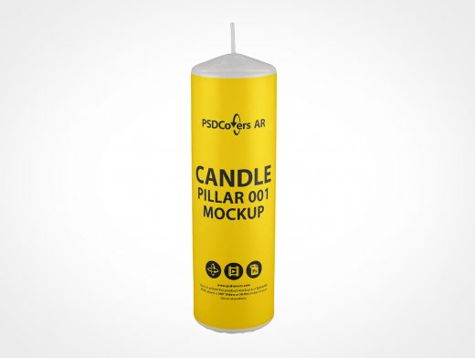 Pillar Candle Mockup 1r