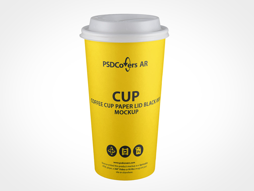 White Coffee Cup Mockup 1r