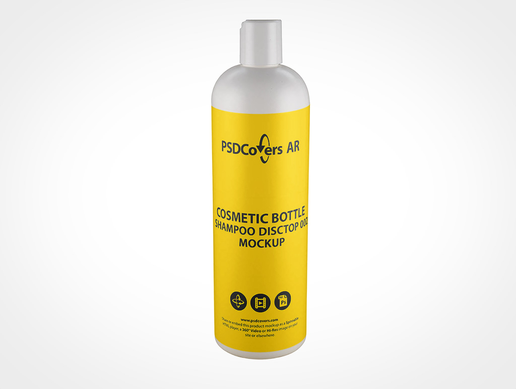 Disctop Shampoo Bottle Mockup 2r