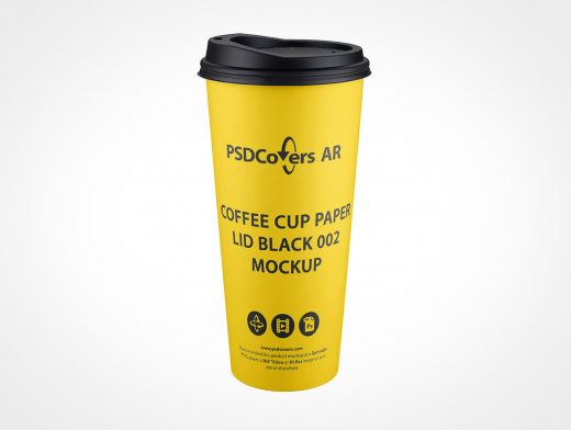 Large Paper Coffee Cup Mockup