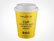 White Coffee Cup Mockup 5r