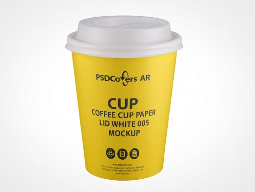 White Coffee Cup Mockup 5r
