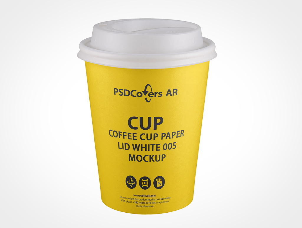 White Coffee Cup Mockup 5r