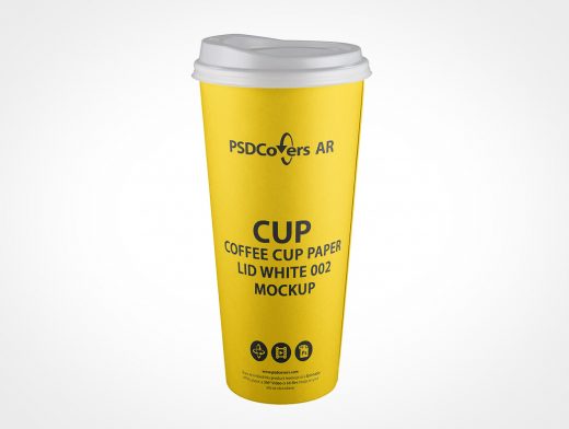 White Coffee Cup Mockup 2r
