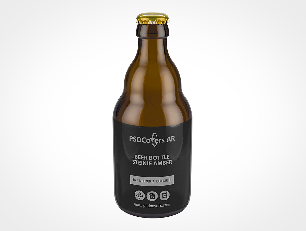 Steinie Beer Bottle Mockup 1