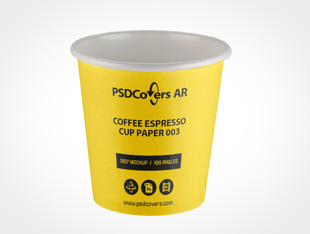Disposable Coffee Cup Mockup 3r