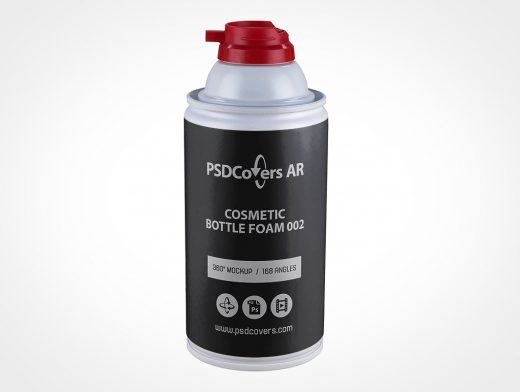 Shaving Cream Can Mockup 2r2