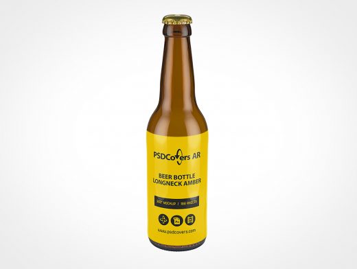 Longneck Beer Bottle Mockup 1r