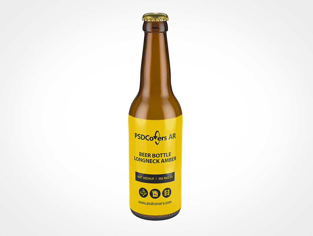 Longneck Beer Bottle Mockup 1r