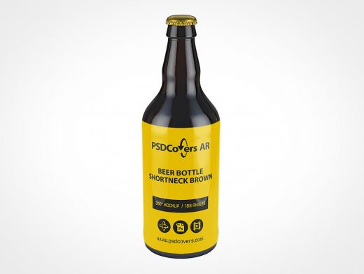 Shortneck Beer Bottle Mockup 1r