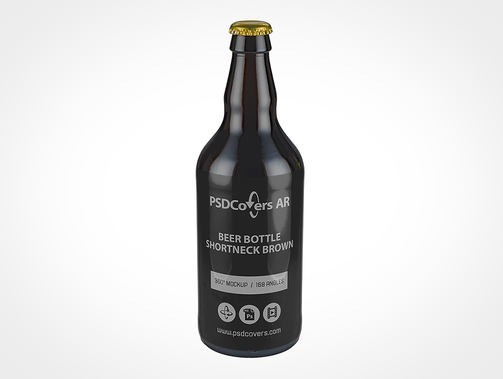 Shortneck Beer Bottle Mockup 1r2