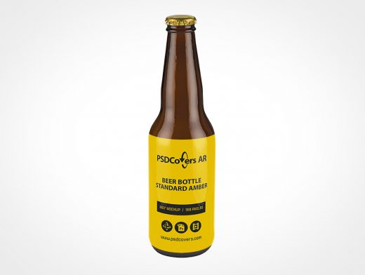 Standard Beer Bottle Mockup 1r