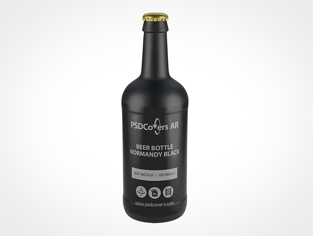 Normandy Beer Bottle Mockup 1r2