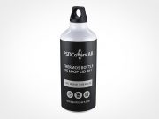Thermos Water Bottle Mockup