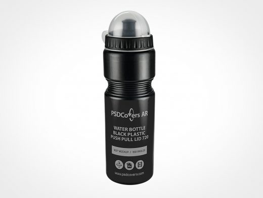 Plastic Water Bottle Mockup 2r2