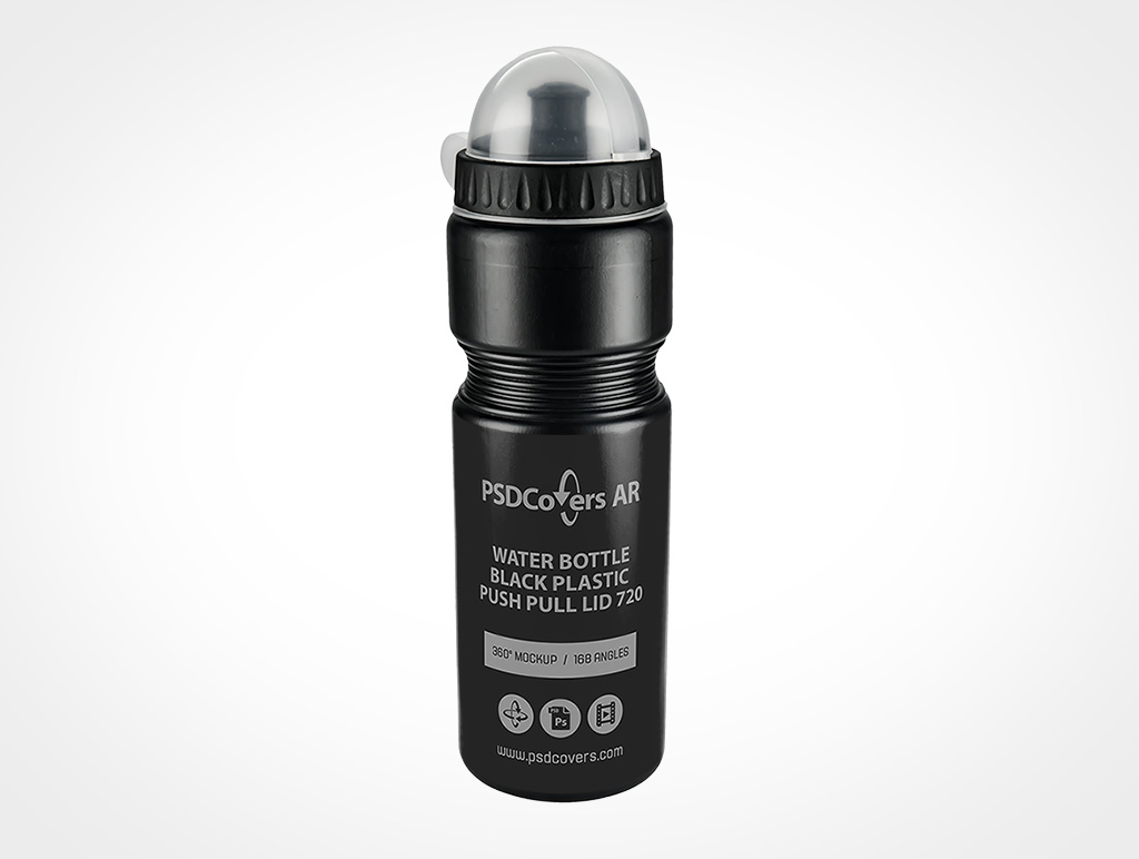 Plastic Water Bottle Mockup 2r2
