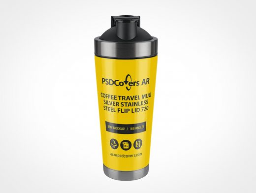 Steel Coffee Mug Mockup 720r