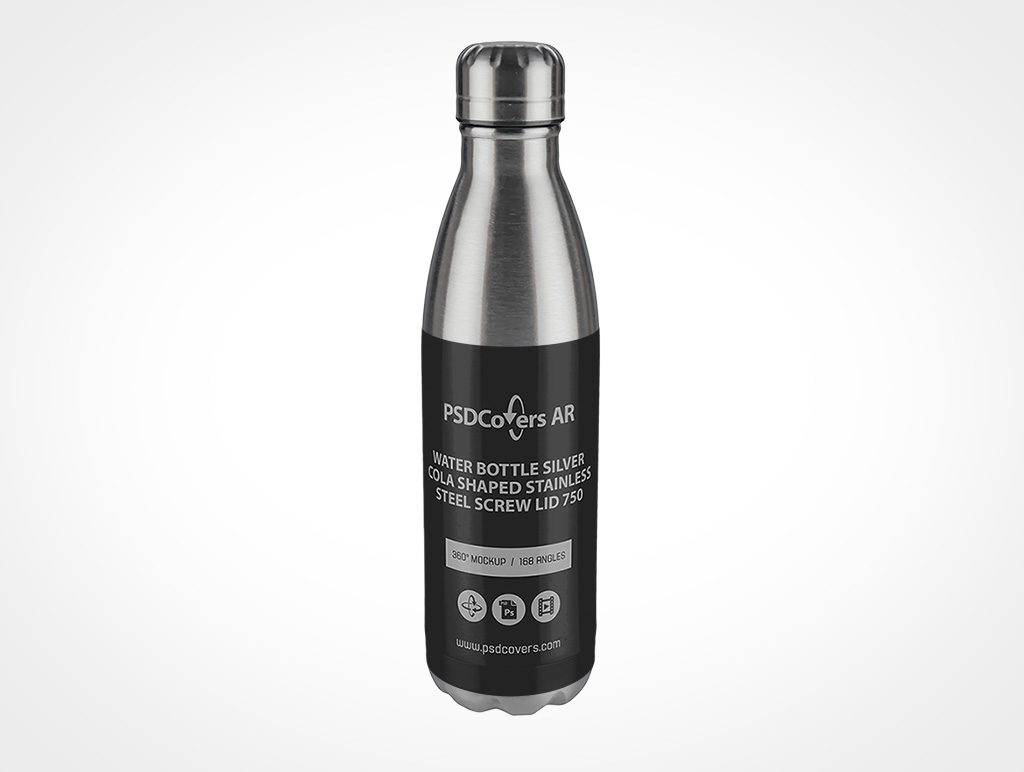 Steel Water Bottle Mockup 7r2